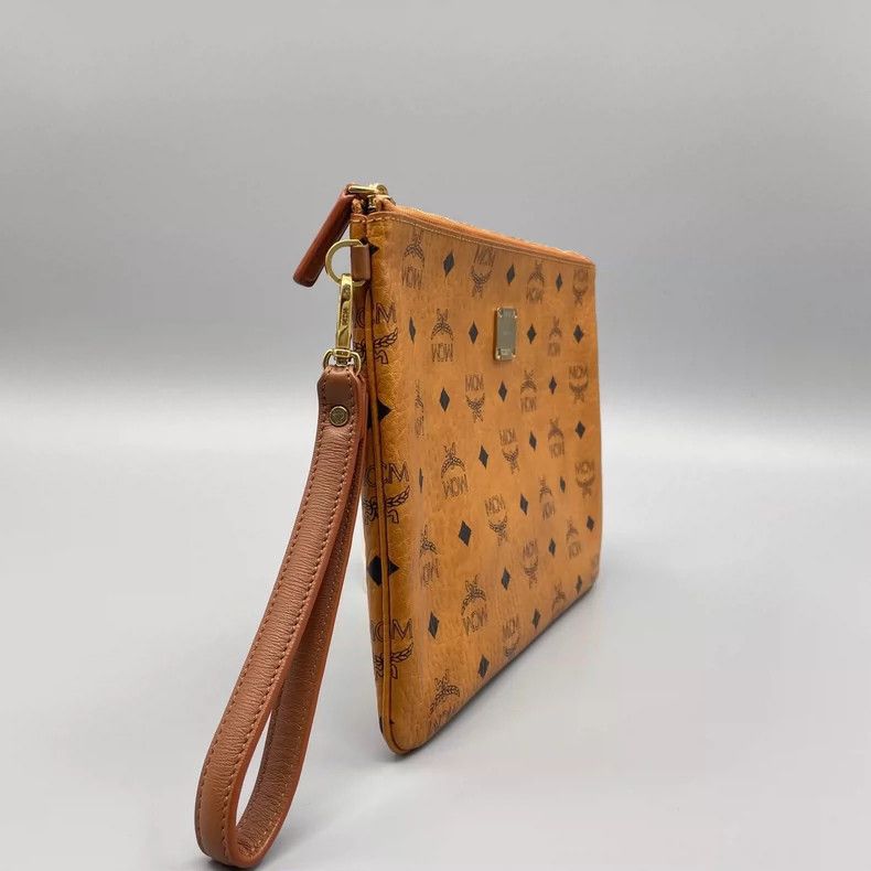 MCM MCM Classic Cognac Color Clutch Bag-yf Size ONE SIZE - 8 Thumbnail