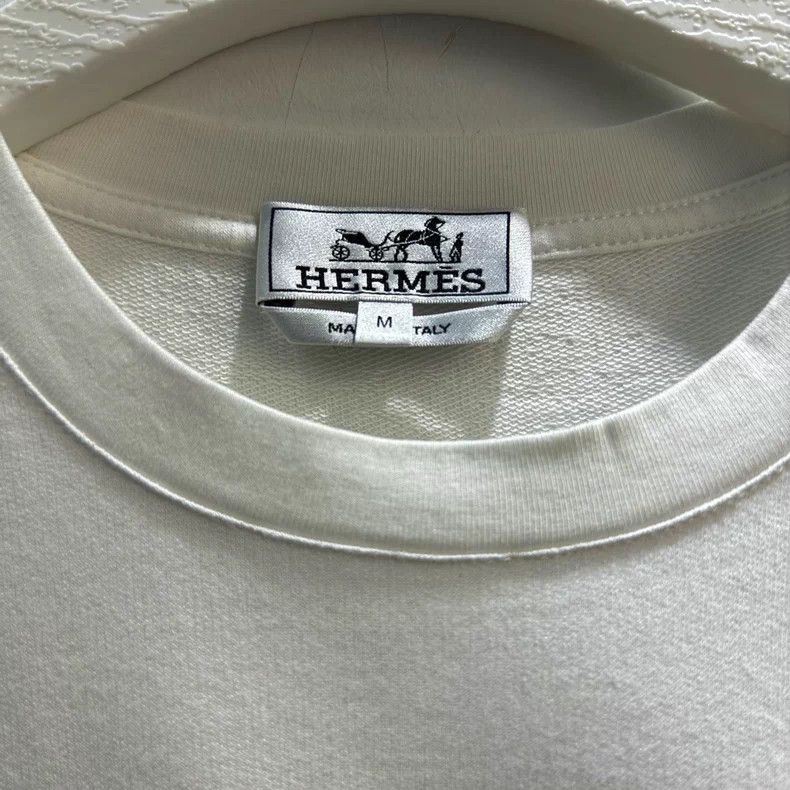 Hermes Hermes New Short Sleeve Leather Shirt-yf Size US M / EU 48-50 / 2 - 2 Thumbnail