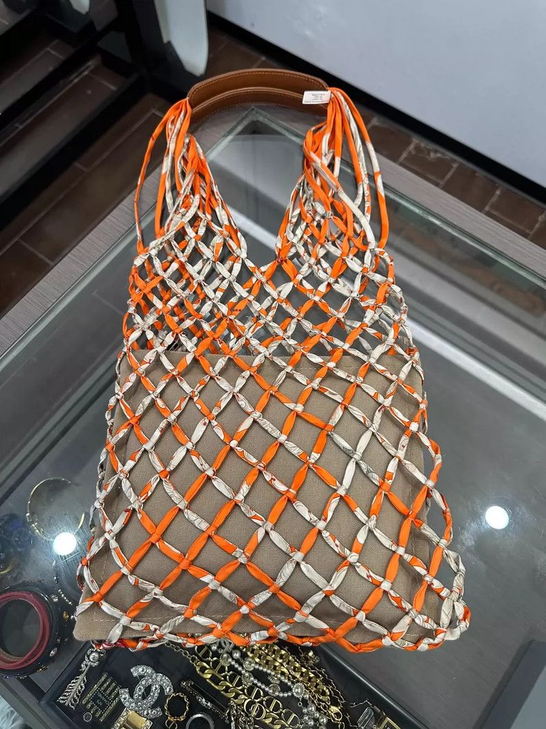 Hermes Hermes Creative Workshop Silk Handbag 25cm-yf Size ONE SIZE - 3 Thumbnail