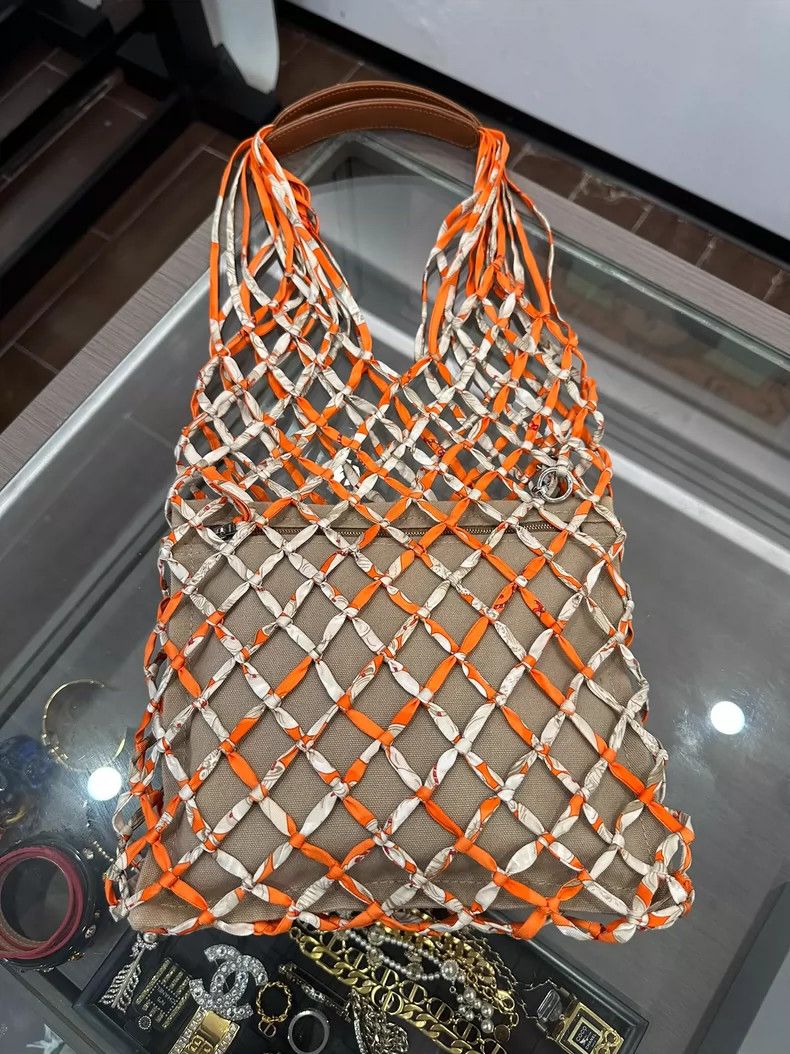 Hermes Hermes Creative Workshop Silk Handbag 25cm-yf Size ONE SIZE - 2 Thumbnail