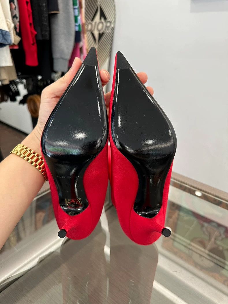 Balenciaga Balenciaga Red Pointed Ankle Boots for Women-yf Size US 7.5 / EU 40-41 - 6 Thumbnail
