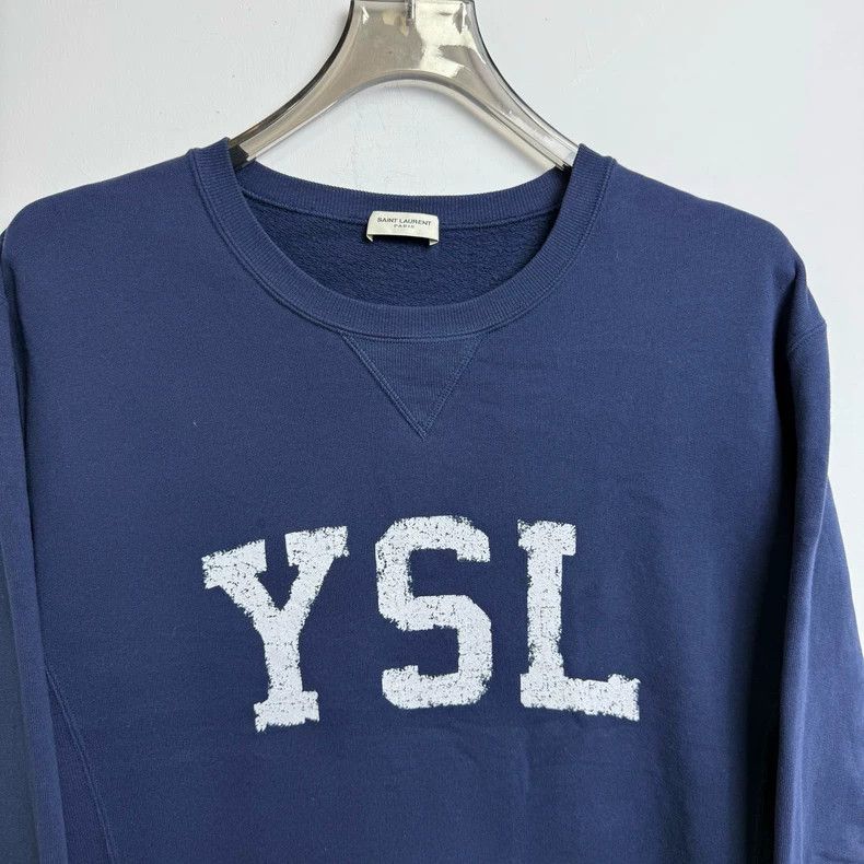 Yves Saint Laurent Saint Laurent YSL Long Sleeve Sweatshirt-yf Size US L / EU 52-54 / 3 - 2 Thumbnail