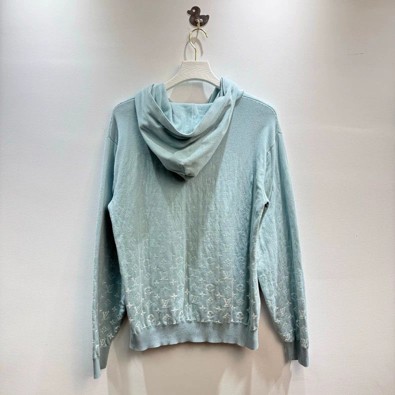 Louis Vuitton Louis Vuitton Blue Hooded Sweatshirt-yf Size US M / EU 48-50 / 2 - 3 Thumbnail