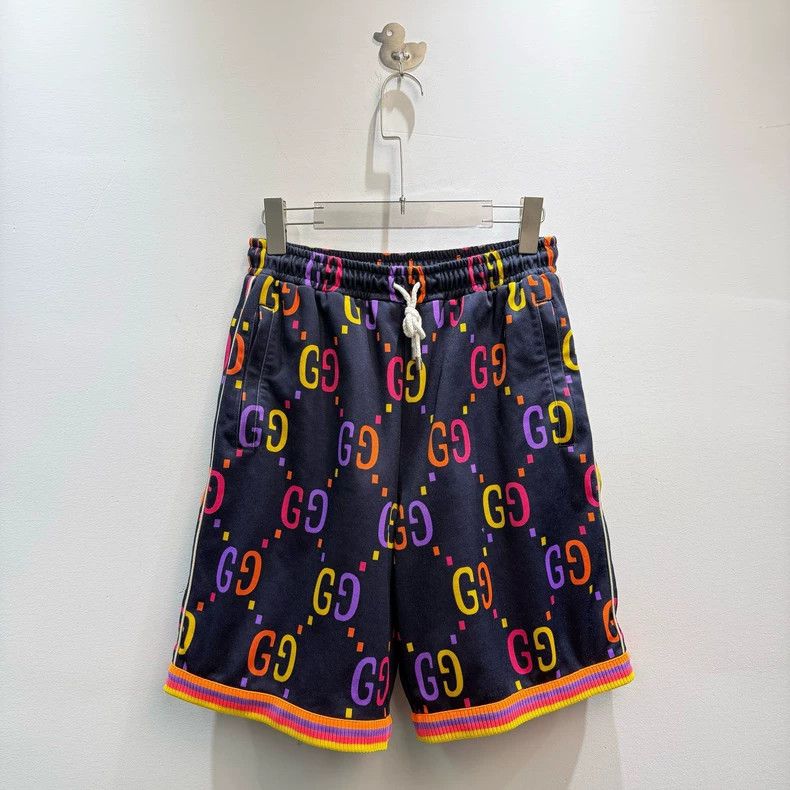 Gucci Gucci Colorful Logo Mesh Shorts-yf Size US 26 / EU 42 - 6 Thumbnail