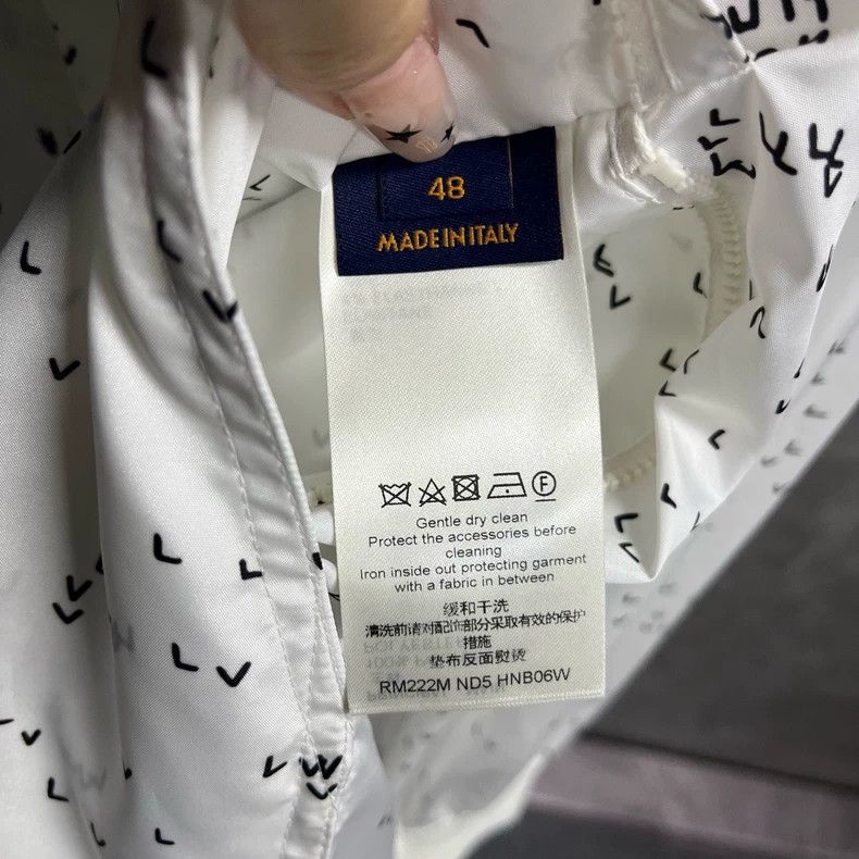 Louis Vuitton Beige Checkered Windbreaker Jacket-yf Size US L / EU 52-54 / 3 - 3 Thumbnail