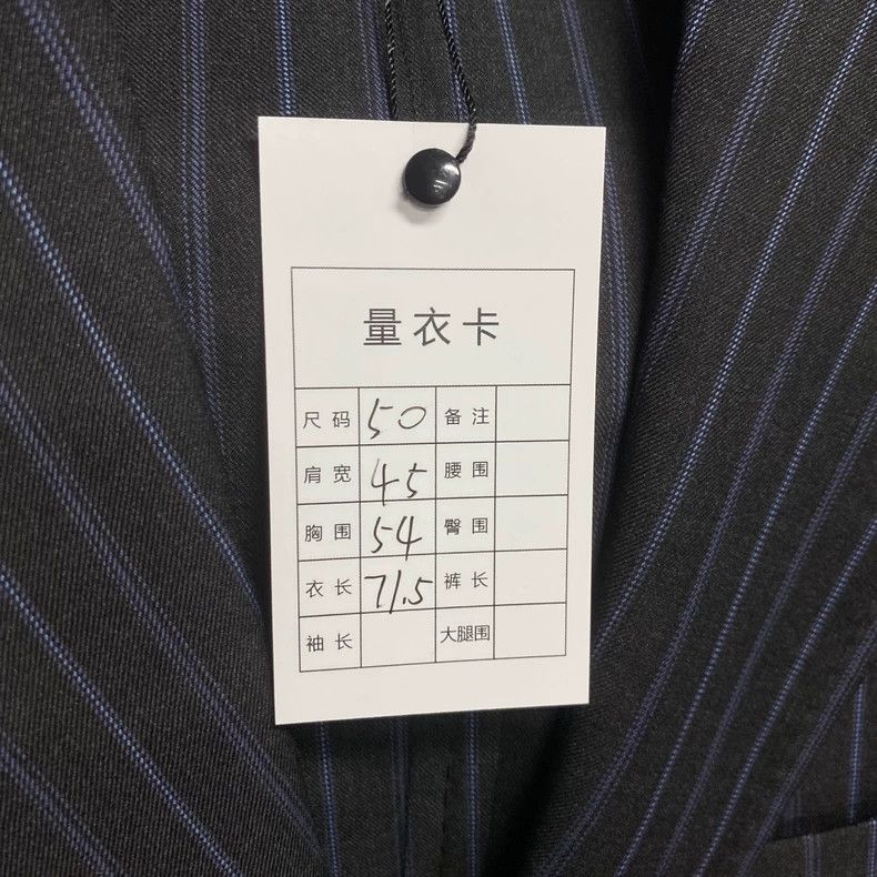 Louis Vuitton Louis Vuitton Gray Striped Suit Jacket-yf Size US L / EU 52-54 / 3 - 5 Thumbnail