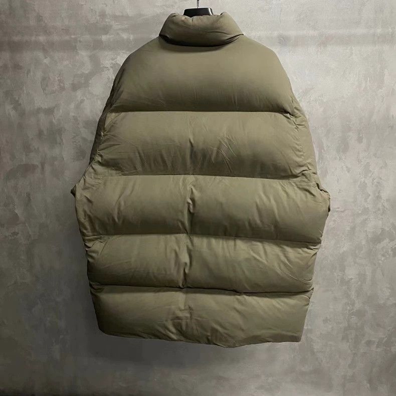 Balenciaga Brown Logo Puffer Jacket-yf