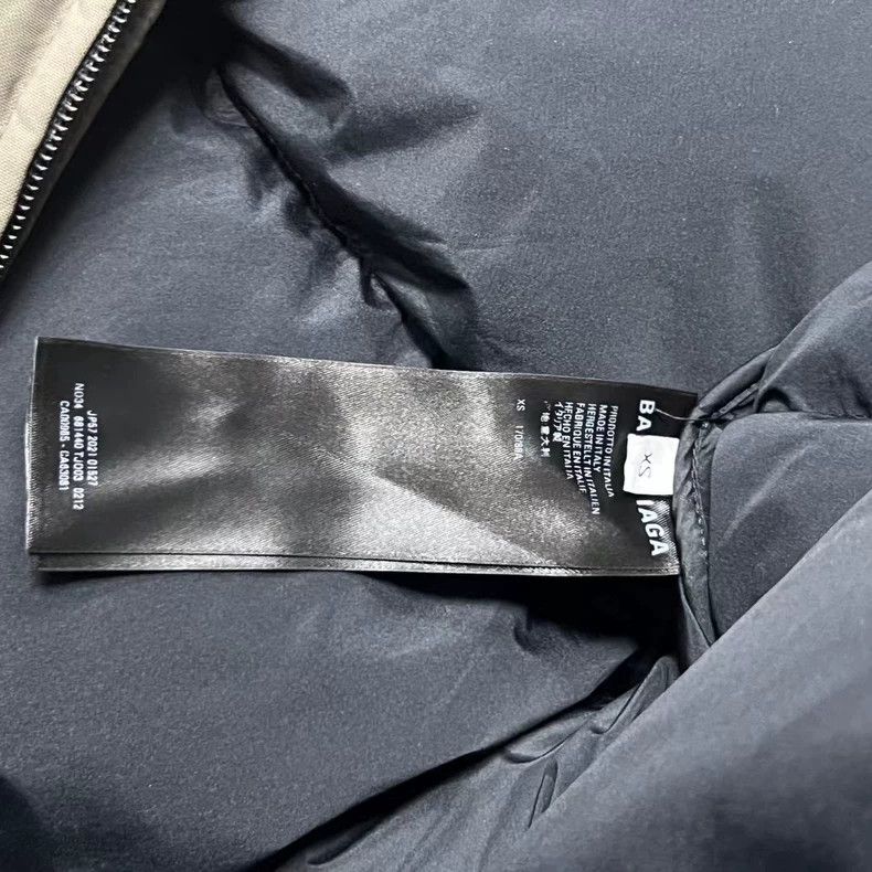 Balenciaga Brown Logo Puffer Jacket-yf