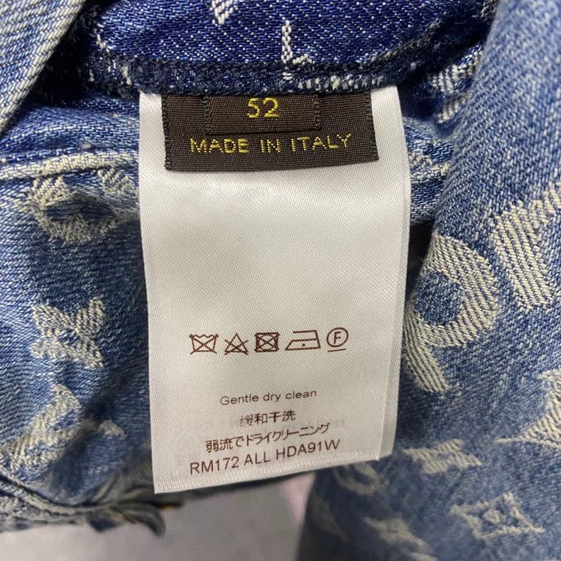 Louis Vuitton Louis Vuitton Supreme Blue Denim Jacket-yf Size US L / EU 52-54 / 3 - 5 Thumbnail