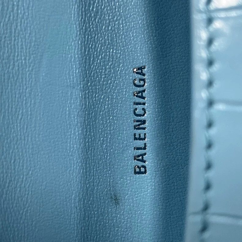 Balenciaga Balenciaga Croc Texture Mini Handbag-yf Size ONE SIZE - 8 Thumbnail