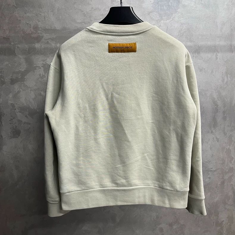 Louis Vuitton Louis Vuitton Light Green Logo Embroidered Sweatshirt-yf Size US S / EU 44-46 / 1 - 5 Thumbnail