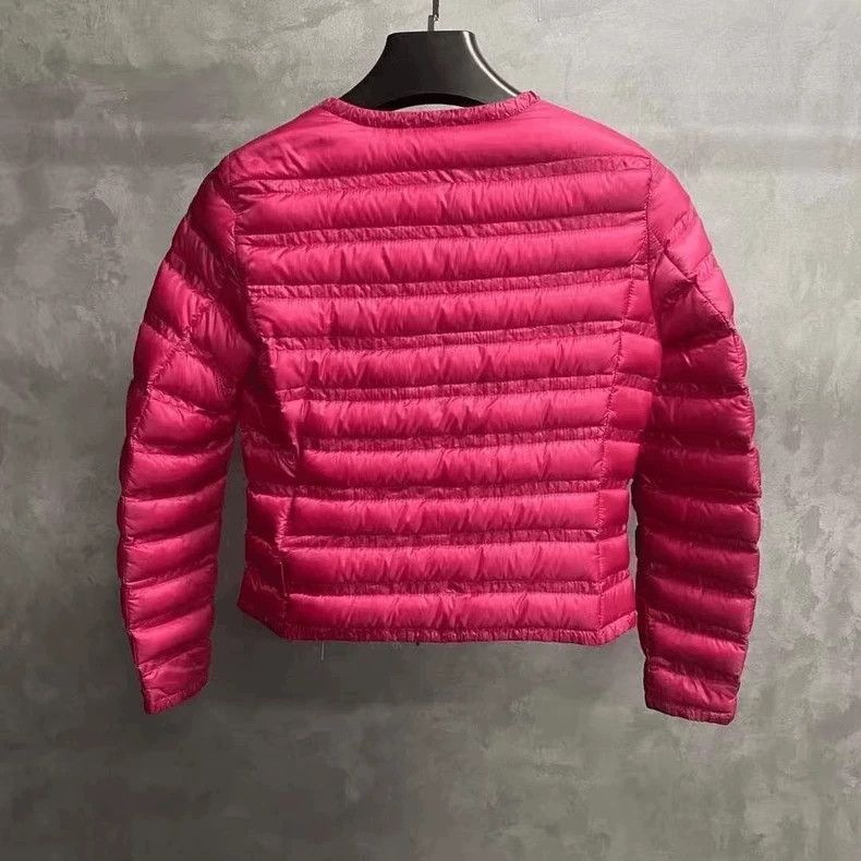 Moncler Moncler Pink Striped Logo Puffer Jacket-yf Size US XXS / EU 40 - 2 Thumbnail