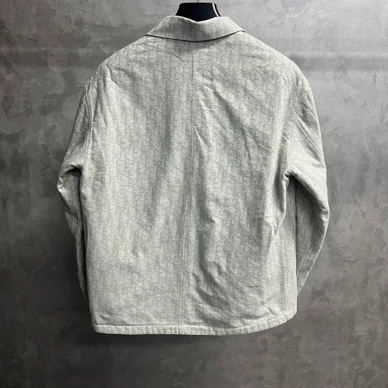 Dior Dior Gray Printed Long Sleeve Shirt-yf Size US M / EU 48-50 / 2 - 5 Thumbnail