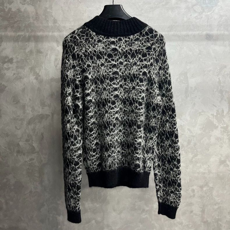 Saint Laurent Paris Saint Laurent Black and White Sweater-yf Size US XL / EU 56 / 4 - 5 Thumbnail