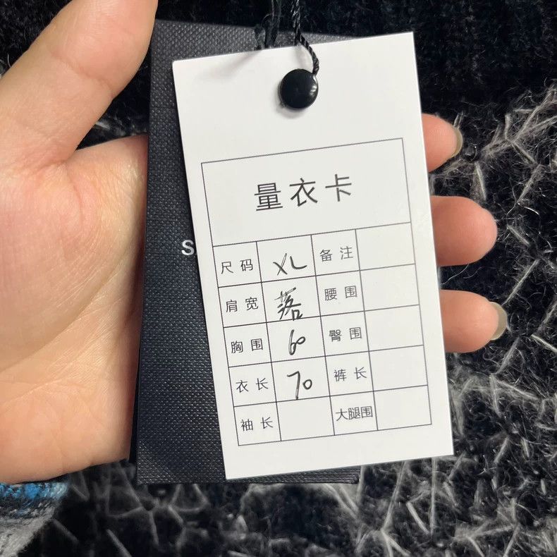 Saint Laurent Paris Saint Laurent Black and White Sweater-yf Size US XL / EU 56 / 4 - 3 Thumbnail