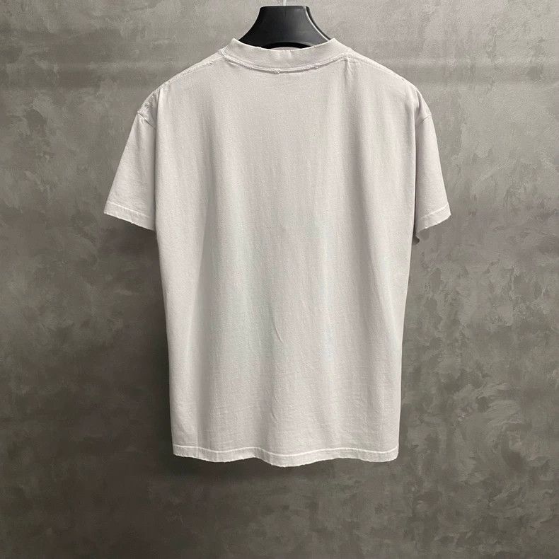 Balenciaga Balenciaga White Logo Short Sleeve T-Shirt-yf Size US S / EU 44-46 / 1 - 2 Thumbnail