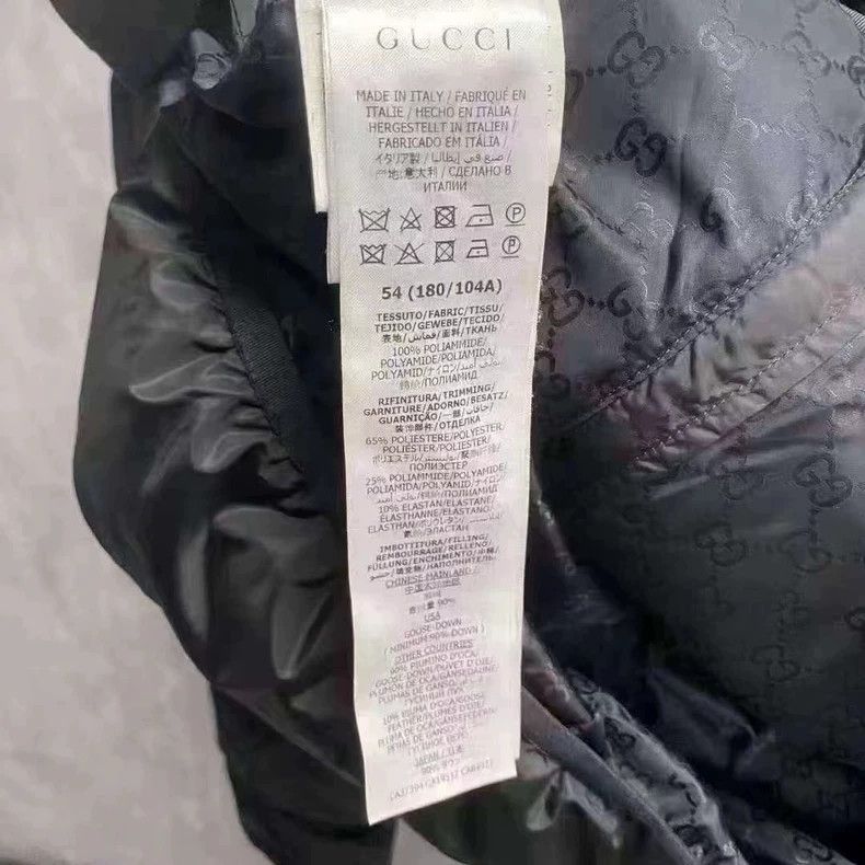 Gucci Gucci Black Padded Logo Jacket for Sale-yf Size US XXL / EU 58 / 5 - 4 Thumbnail
