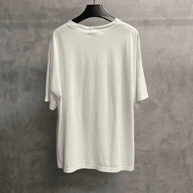 Dior White Dior Embroidered Logo Short Sleeve Shirt-yf Size US L / EU 52-54 / 3 - 2 Thumbnail