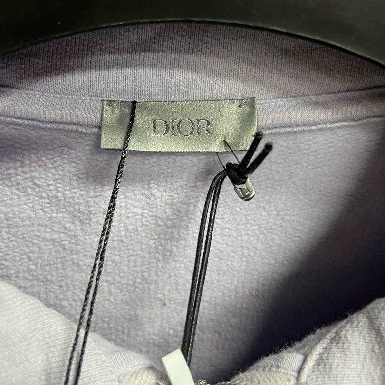 Dior Dior Purple Logo Half-Zip Long Sleeve Sweatshirt-yf Size US XL / EU 56 / 4 - 3 Thumbnail