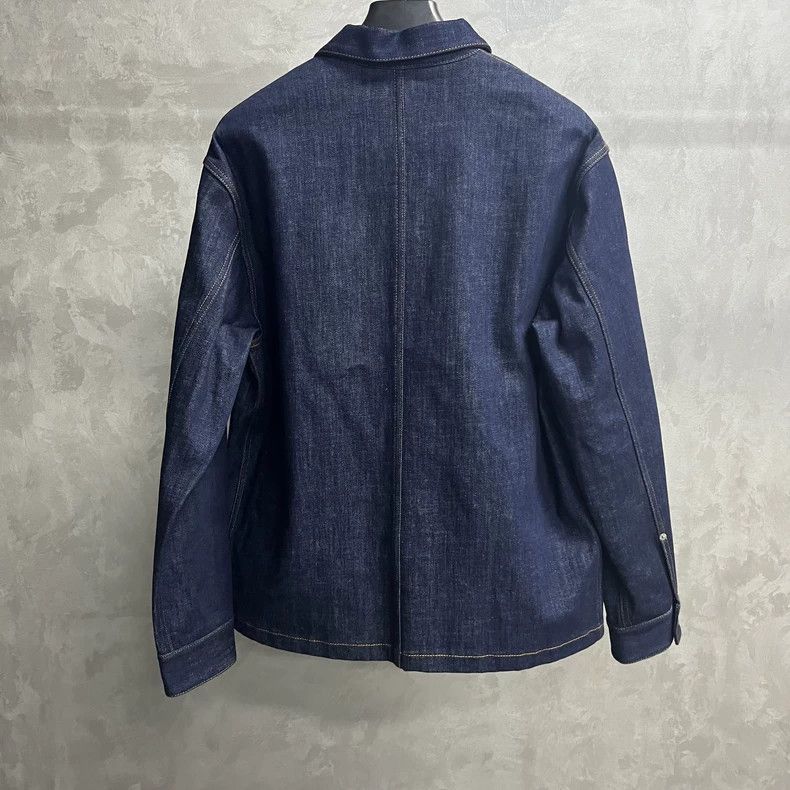Dior Dior Blue Printed Long Sleeve Denim Jacket-yf Size US L / EU 52-54 / 3 - 5 Thumbnail