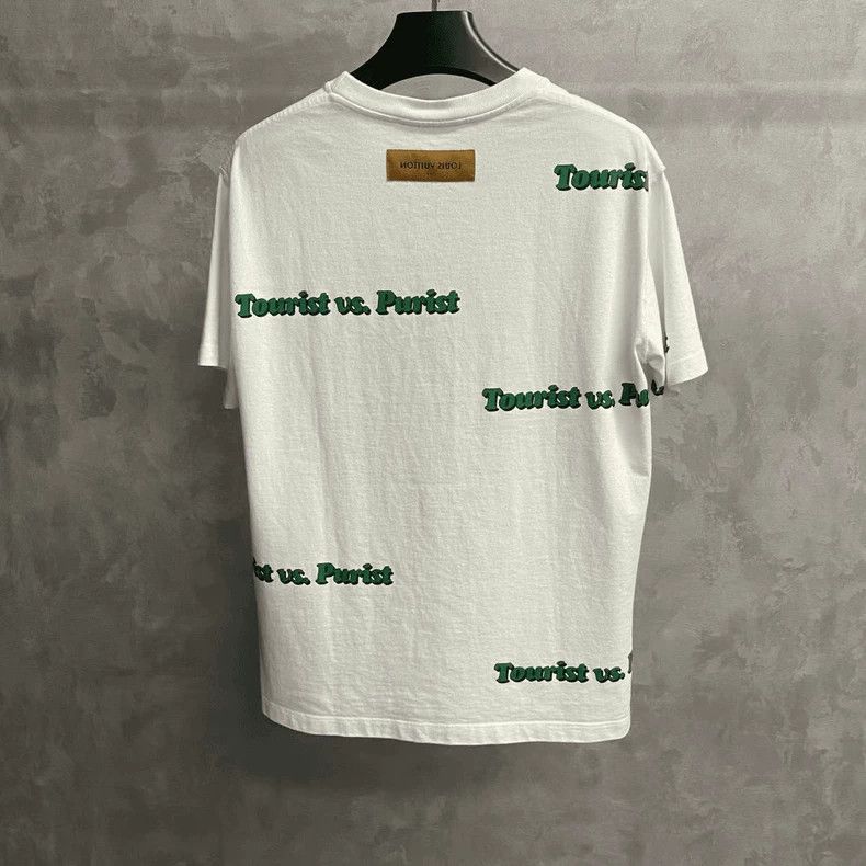 Louis Vuitton Louis Vuitton Logo Short Sleeve T-Shirt-yf Size US M / EU 48-50 / 2 - 2 Thumbnail