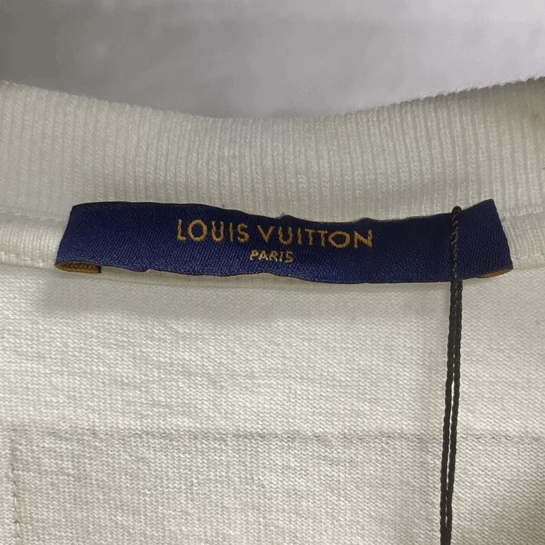 Louis Vuitton Louis Vuitton Logo Short Sleeve T-Shirt-yf Size US M / EU 48-50 / 2 - 4 Thumbnail