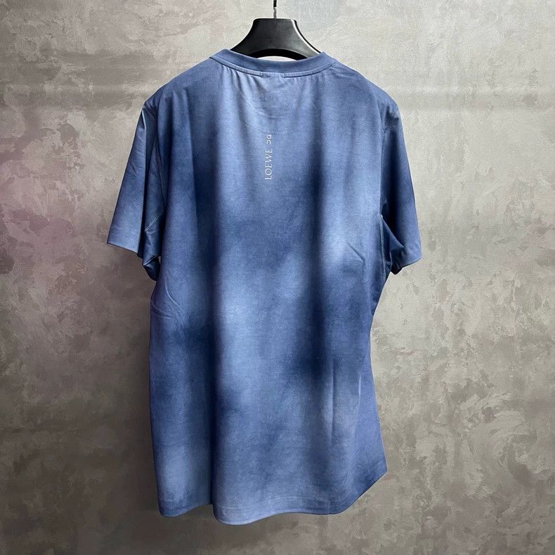 Loewe Loewe Blue Tie-Dye Print Short Sleeve Shirt-yf Size US L / EU 52-54 / 3 - 5 Thumbnail