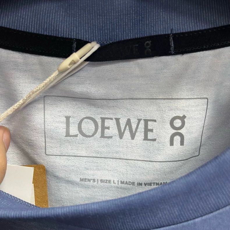 Loewe Loewe Blue Tie-Dye Print Short Sleeve Shirt-yf Size US L / EU 52-54 / 3 - 2 Thumbnail