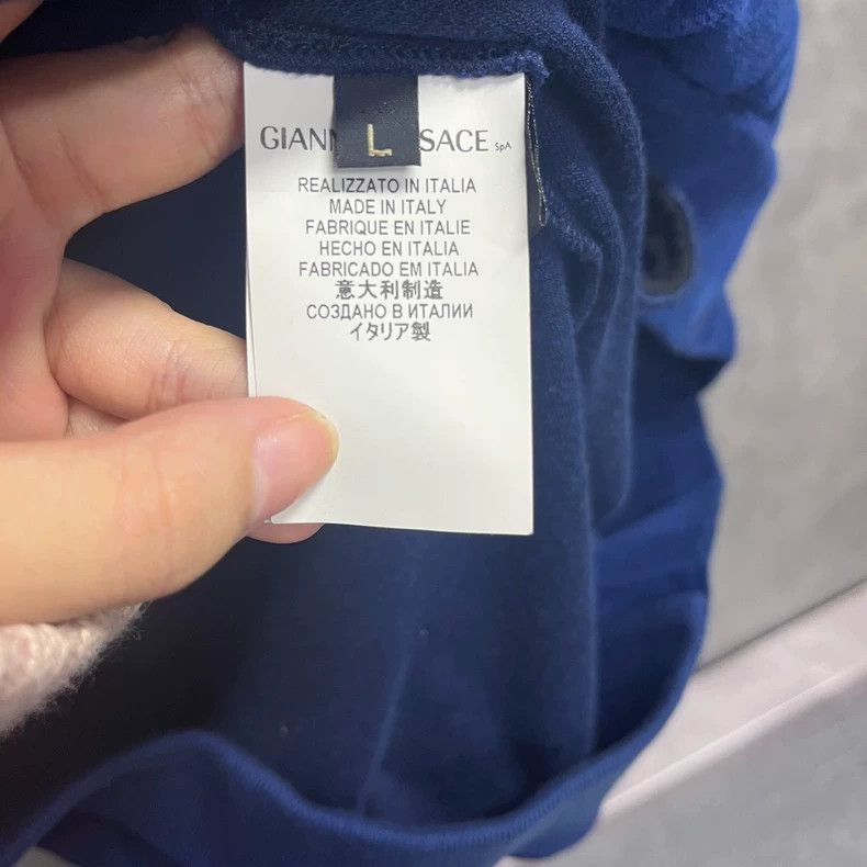 Versace Versace Blue Medusa Logo Zip Jacket-yf Size US L / EU 52-54 / 3 - 3 Thumbnail