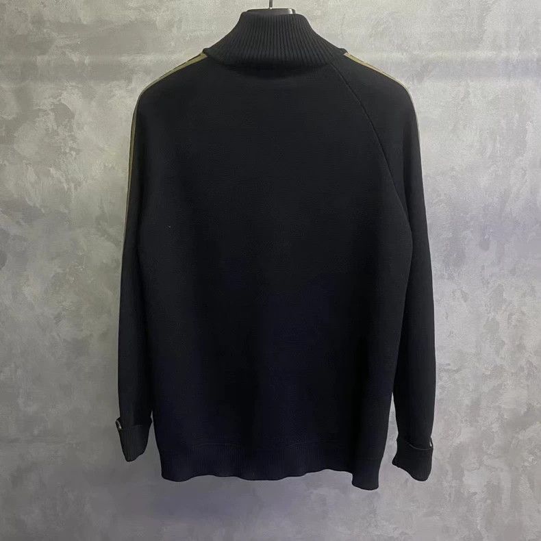 Fendi Fendi Black Wool Jacket with Logo Design-yf Size US L / EU 52-54 / 3 - 2 Thumbnail