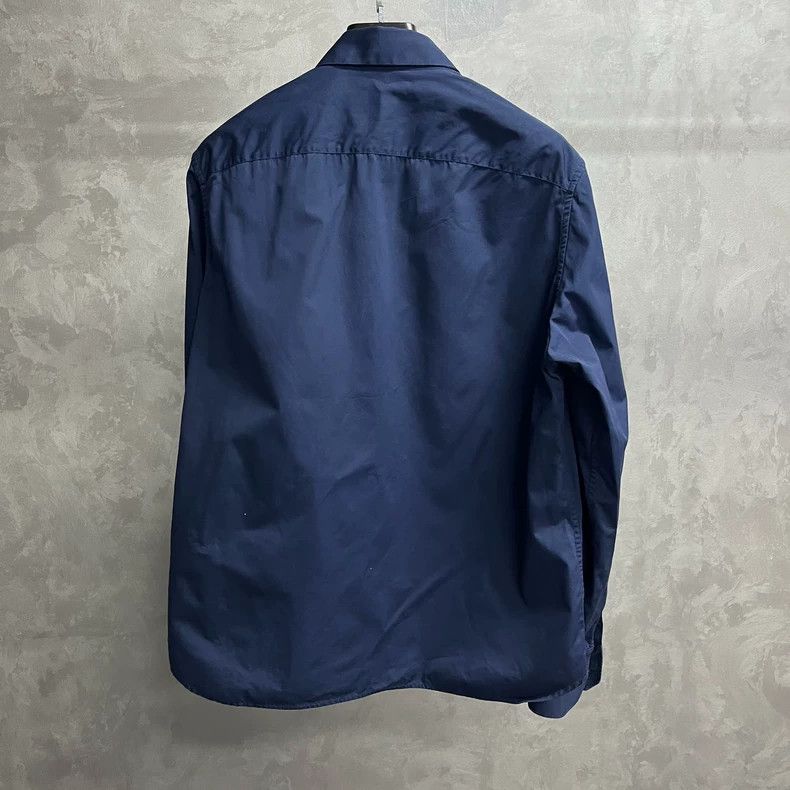 Louis Vuitton Louis Vuitton Navy Long Sleeve Shirt-yf Size US L / EU 52-54 / 3 - 6 Thumbnail