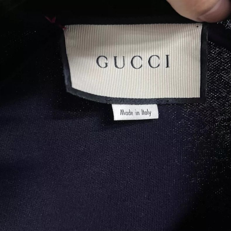 Gucci Gucci Black Stripe Zip Classic Jacket-yf Size US S / EU 44-46 / 1 - 2 Thumbnail