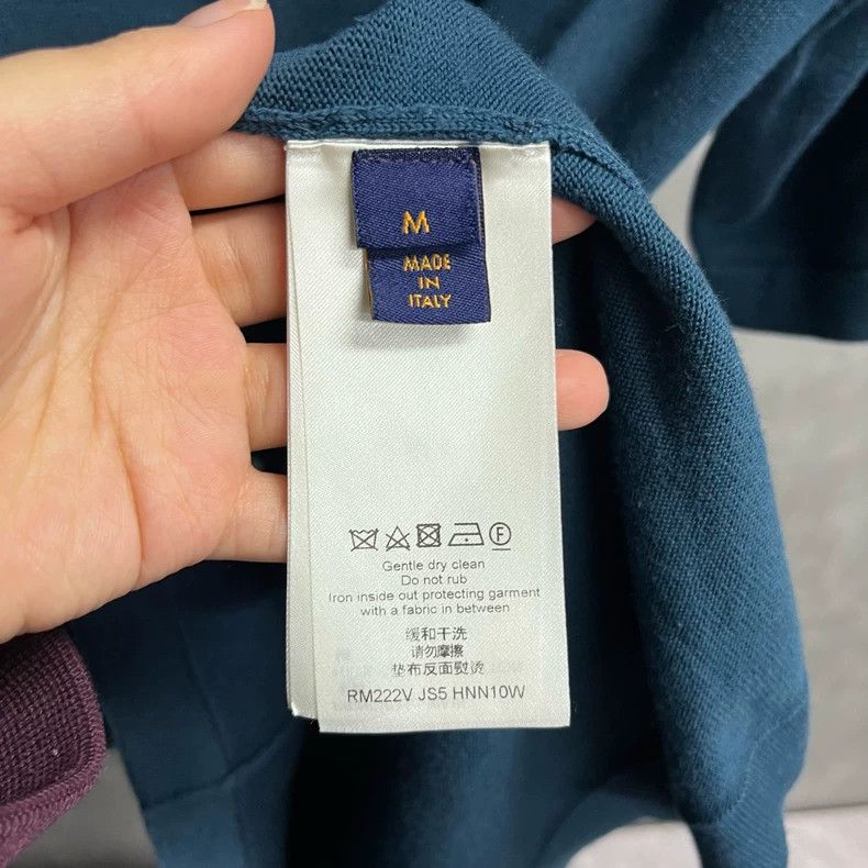 Louis Vuitton Louis Vuitton Blue Logo Short Sleeve T-Shirt-yf Size US M / EU 48-50 / 2 - 4 Thumbnail