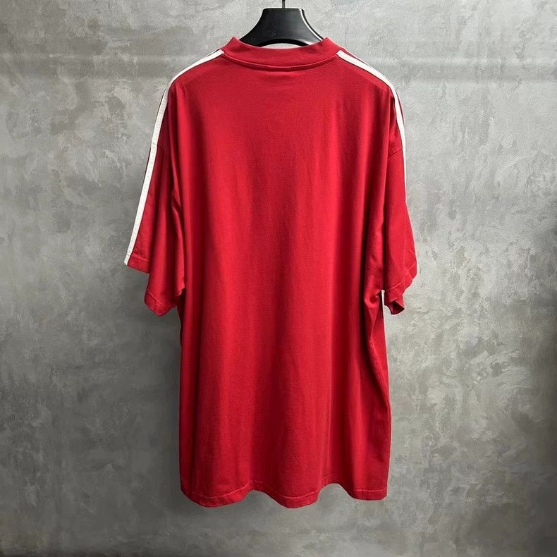 Balenciaga Balenciaga Adidas Red Logo Short Sleeve Shirt-yf Size US L / EU 52-54 / 3 - 2 Thumbnail