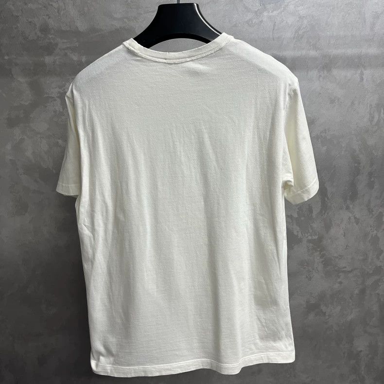 Dior Dior Ivory White Logo Short Sleeve Shirt-yf Size US XS / EU 42 / 0 - 4 Thumbnail