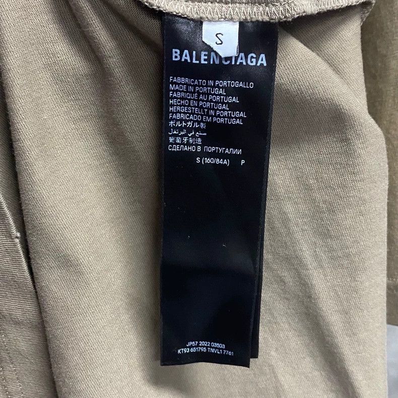 Balenciaga Balenciaga Logo Graphic Short Sleeve T-Shirt-yf Size US XXS / EU 40 - 4 Thumbnail