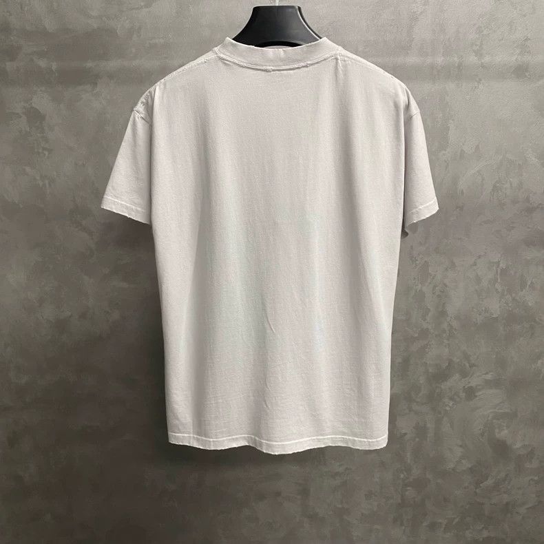 Balenciaga Balenciaga White Logo Printed Short Sleeve Shirt-yf Size US S / EU 44-46 / 1 - 2 Thumbnail