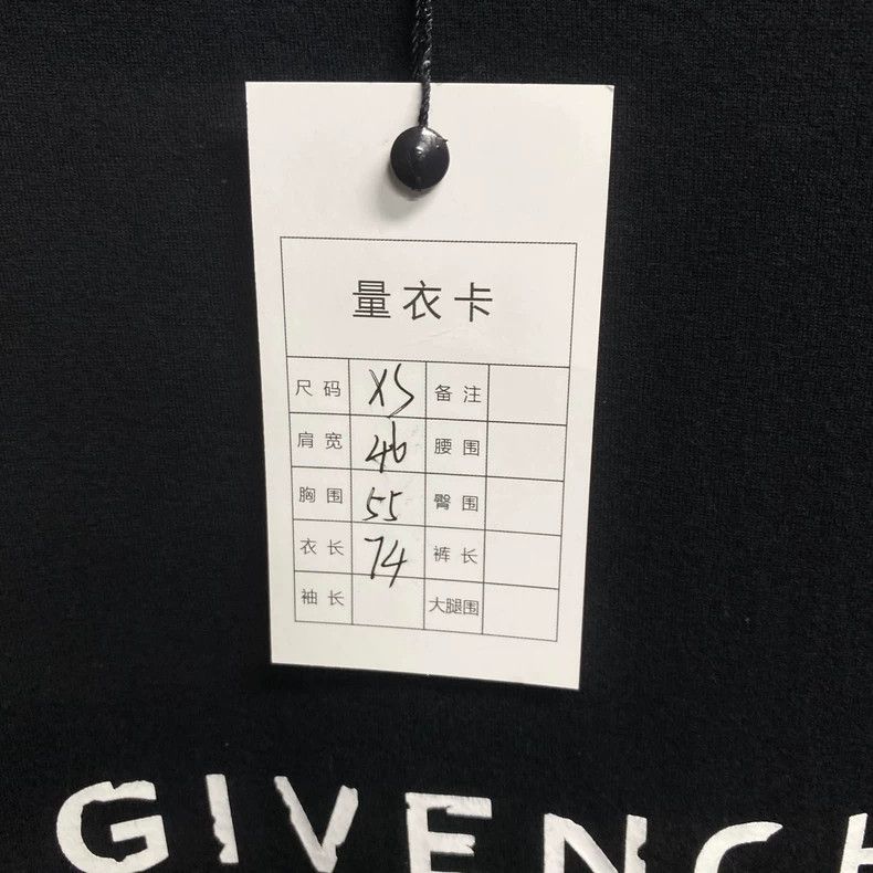 Givenchy Givenchy Black Logo Short Sleeve T-Shirt-yf Size US XS / EU 42 / 0 - 5 Thumbnail