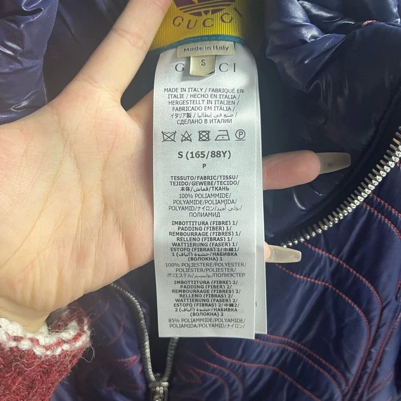 Gucci Gucci Adidas Blue Logo Embroidered Jacket-yf Size US S / EU 44-46 / 1 - 4 Thumbnail