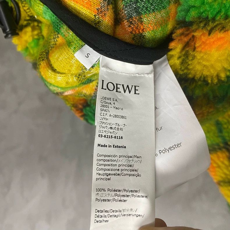 Loewe Loewe Yellow Green Color Block Teddy Jacket-yf Size US S / EU 44-46 / 1 - 8 Thumbnail