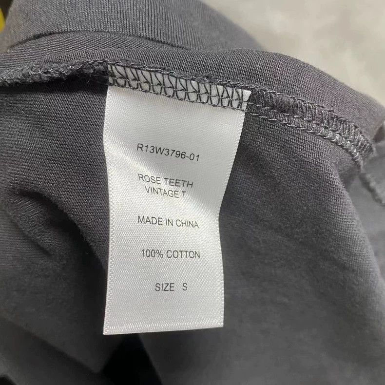 Rick Owens Gray Skull Print Short Sleeve T-Shirt-yf Size US S / EU 44-46 / 1 - 4 Thumbnail