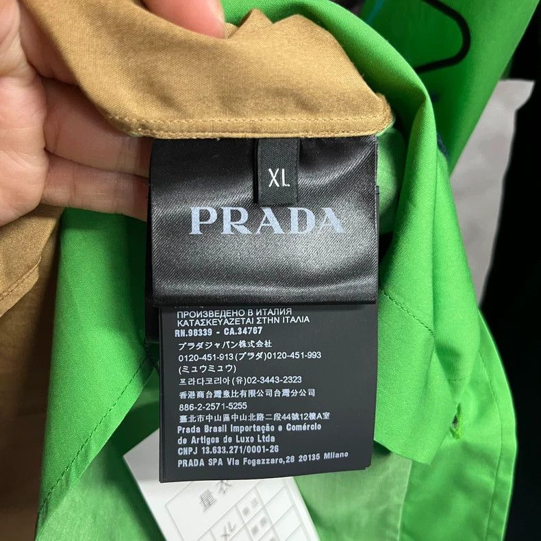 Prada Prada Multicolor Long Sleeve Graphic Shirt-yf Size US XL / EU 56 / 4 - 4 Thumbnail