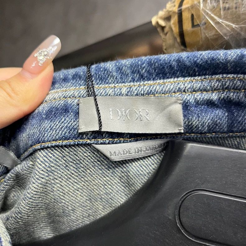Dior Dior Blue Denim Button-Up Shirt-yf Size US S / EU 44-46 / 1 - 2 Thumbnail