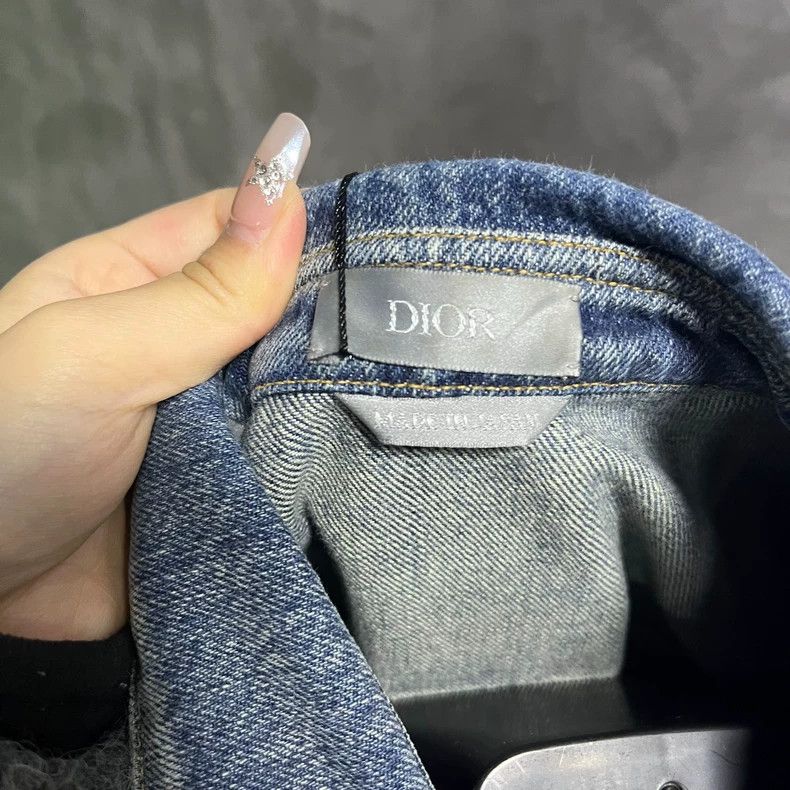Dior Dior Blue Denim Button-Up Shirt-yf Size US S / EU 44-46 / 1 - 3 Thumbnail