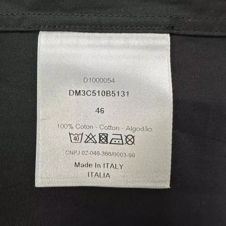 Dior Dior Embroidered Logo Short Sleeve Shirt-yf Size US L / EU 52-54 / 3 - 5 Thumbnail