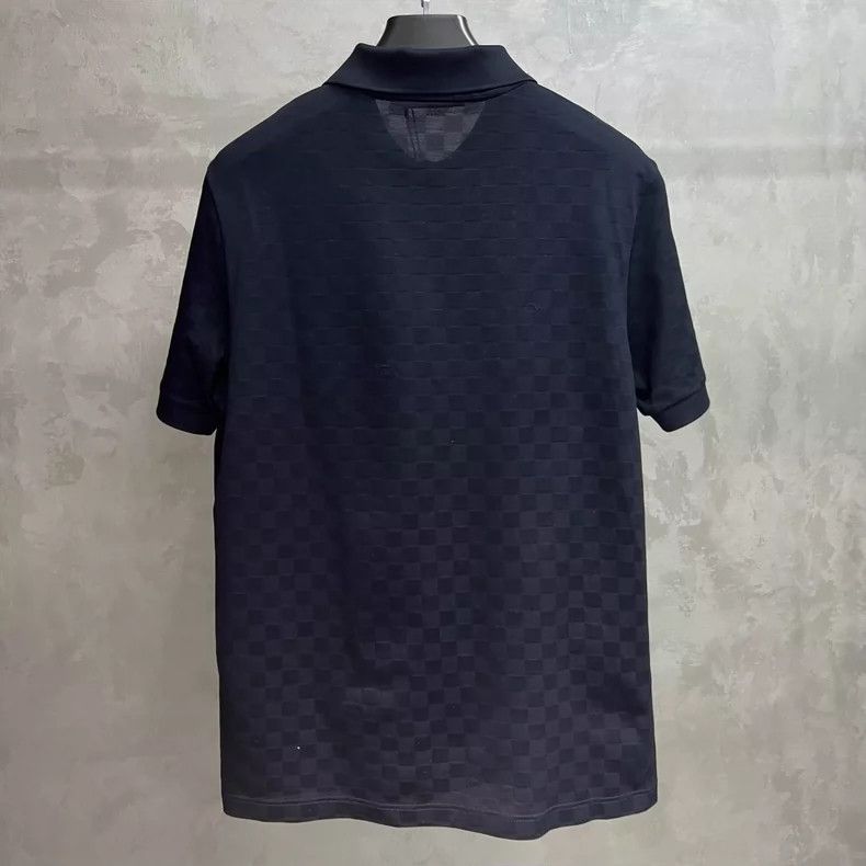 Louis Vuitton Louis Vuitton Black Embroidered Short Sleeve Polo-yf Size US L / EU 52-54 / 3 - 2 Thumbnail