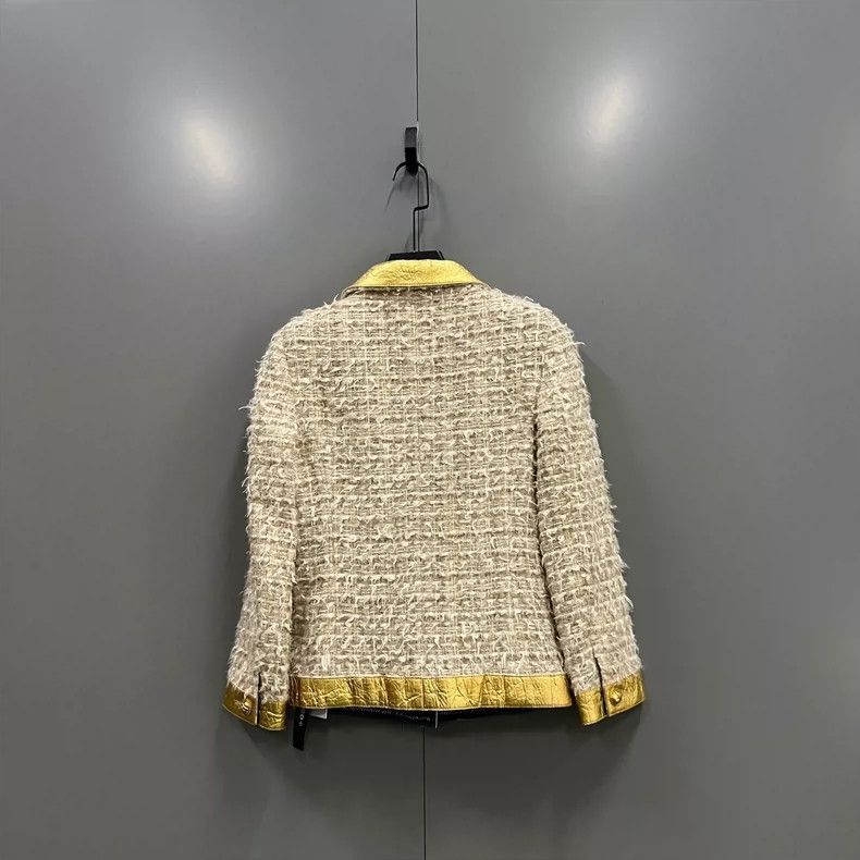 Chanel Chanel Gold Trim Beetle Button Jacket-yf Size US S / EU 44-46 / 1 - 2 Thumbnail
