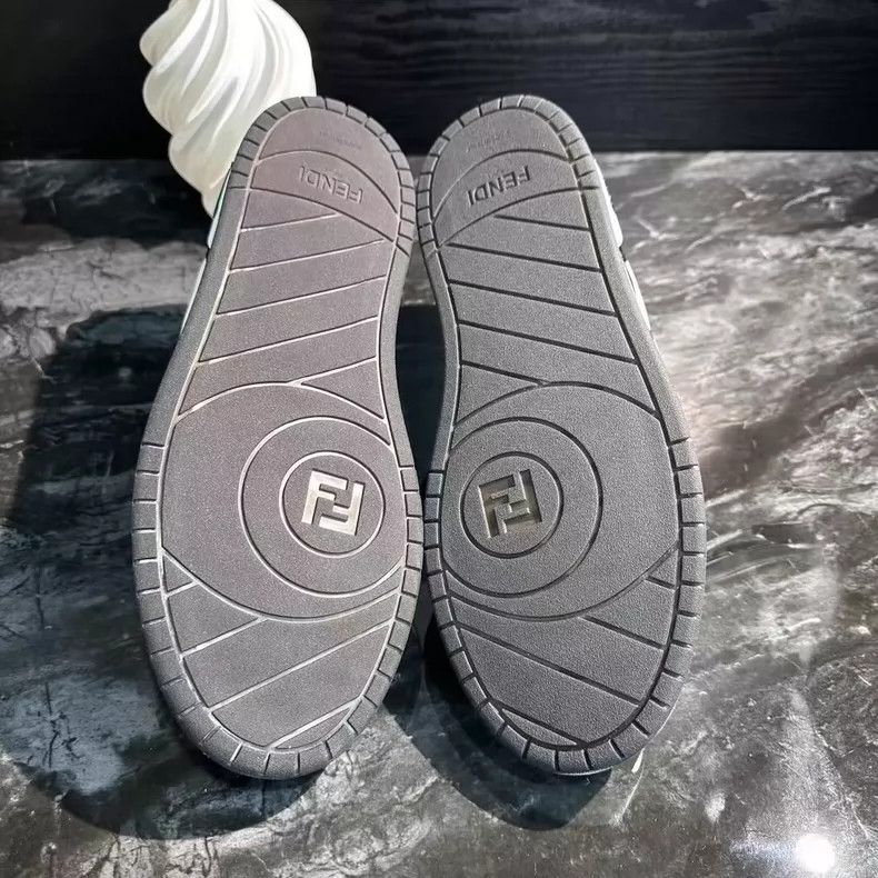 Fendi Fendi Black and White Low-Top Sneakers-yf Size US 9 / EU 42 - 5 Thumbnail