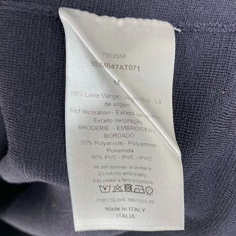 Dior Dior Wool Sweater with Logo-yf Size US M / EU 48-50 / 2 - 6 Thumbnail