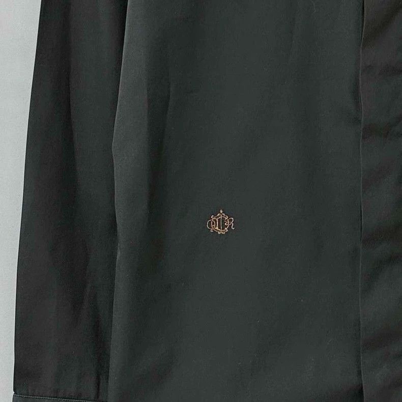 Dior Black Embroidered Logo Shirt by Dior-yf Size US M / EU 48-50 / 2 - 4 Thumbnail
